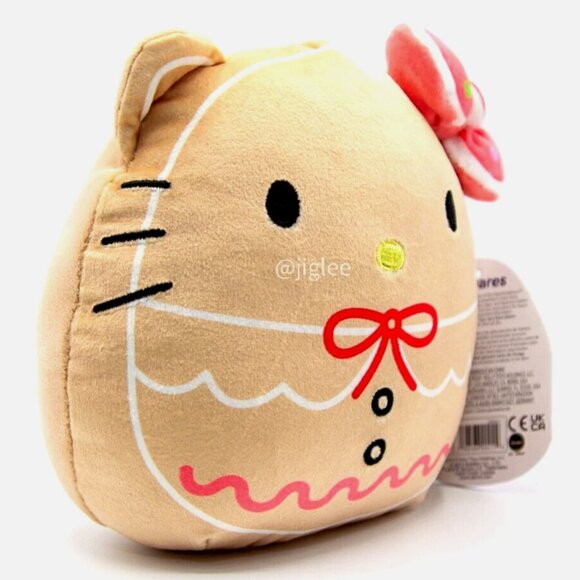 6" Gingerbread Hello Kitty Sanrio Squishmallows PlushToy Jazzwares KellyToy BNWT - Picture 2 of 4
